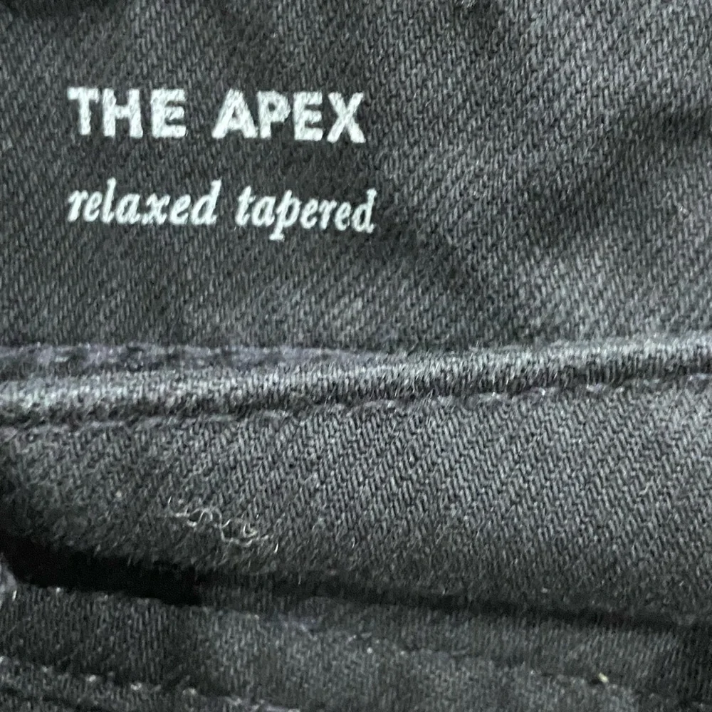 AG Adriano Goldschmied The Apex Black Drop-Rise Tapered Jeans Men’s Size 29 NWT